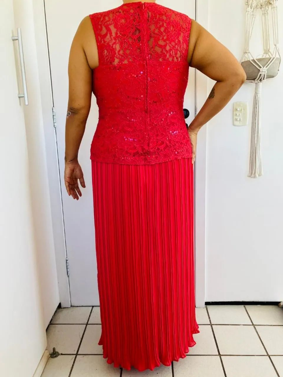VESTIDO DE FESTA VERMELHO - Foto 4