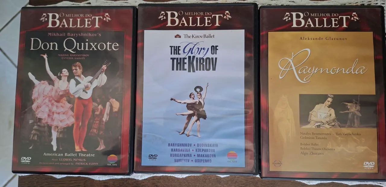 OColeção de 15 DVDs originais de Ballet com encarte - Foto 3
