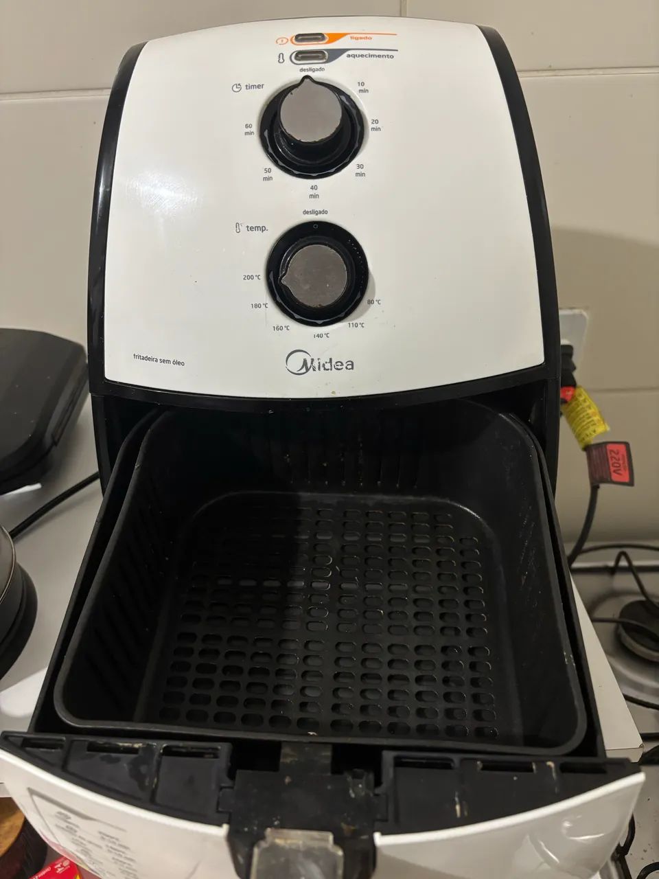 Air fryer - 4L Midea Branco - Foto 2