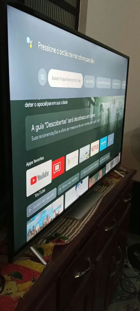 Vendo essa tv da marca SEMP TCL DE 50 POLEGADAS ANDROID SMART 4K  - Foto 4