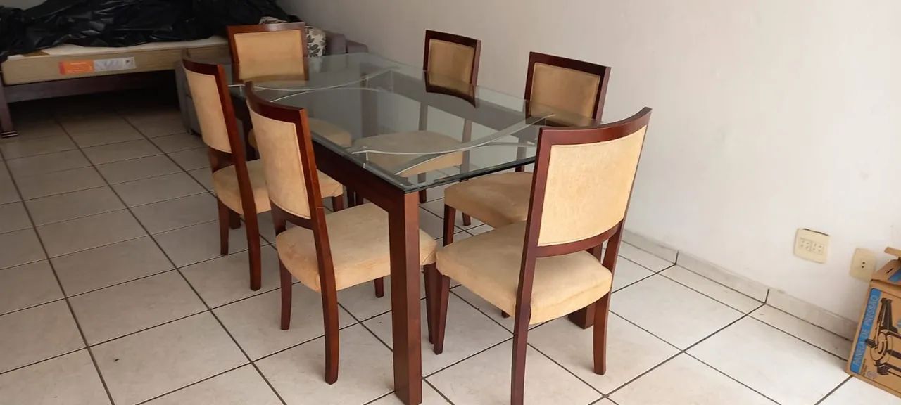 Mesa de jantar de vidro temperado  - Foto 3