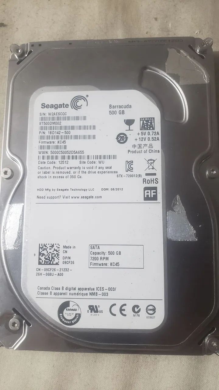 HD 500 GB SEAGATE JA FORMATADO WINDOS 10 E OFFCE
