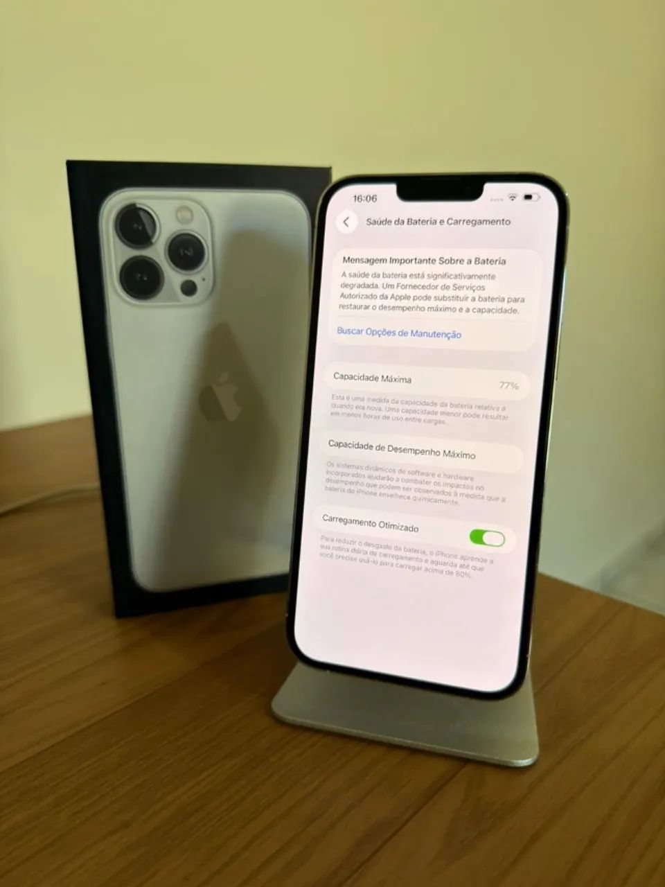 iPhone 13 Pro Max Silver 128GB - Celulares e Smartphones - Centro