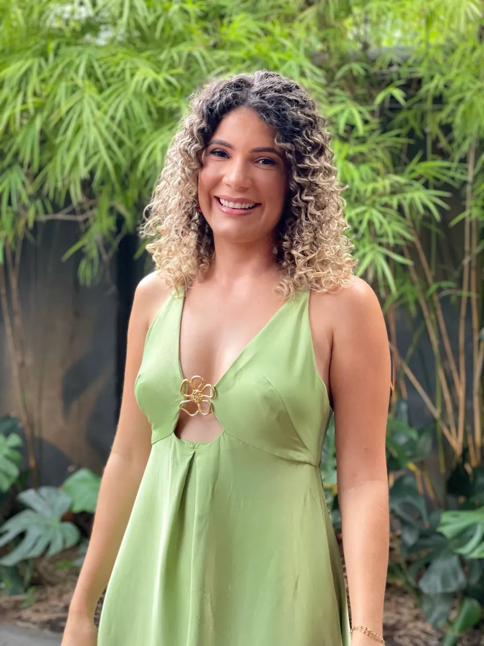 Vestido farm verde  - Foto 2
