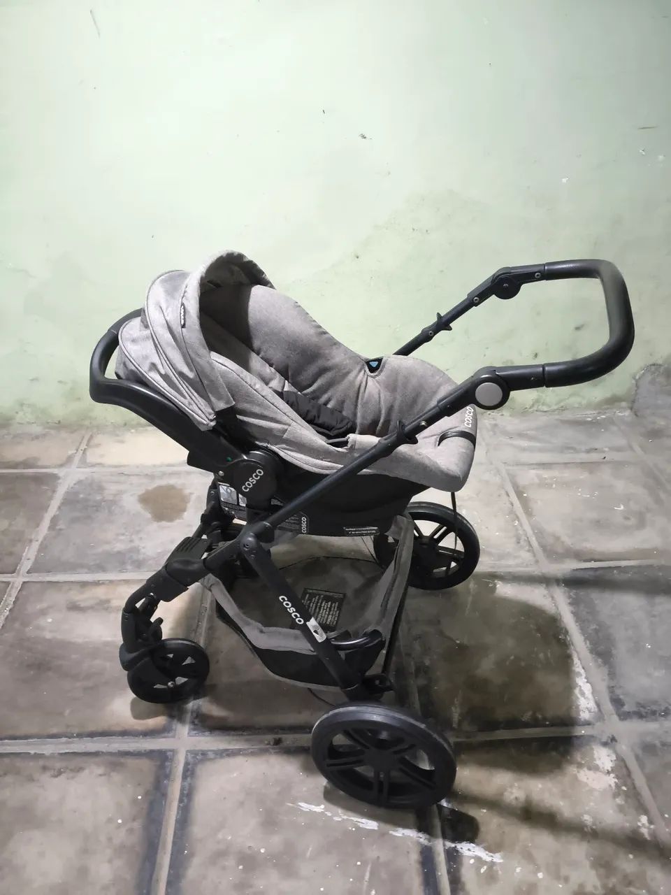 Carrinho de bebê Cisco+bebê conforto+base para carro - Foto 5