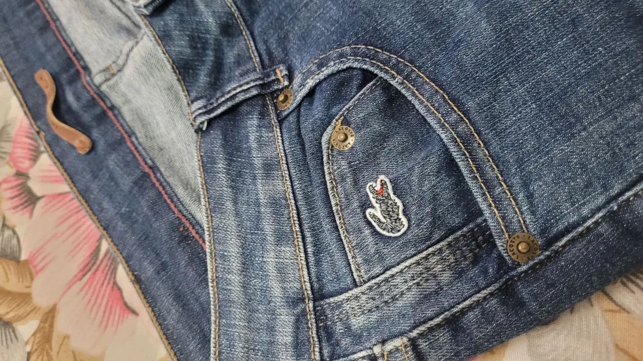 Calça Lacoste Anos 2000 Y2K - Foto 2