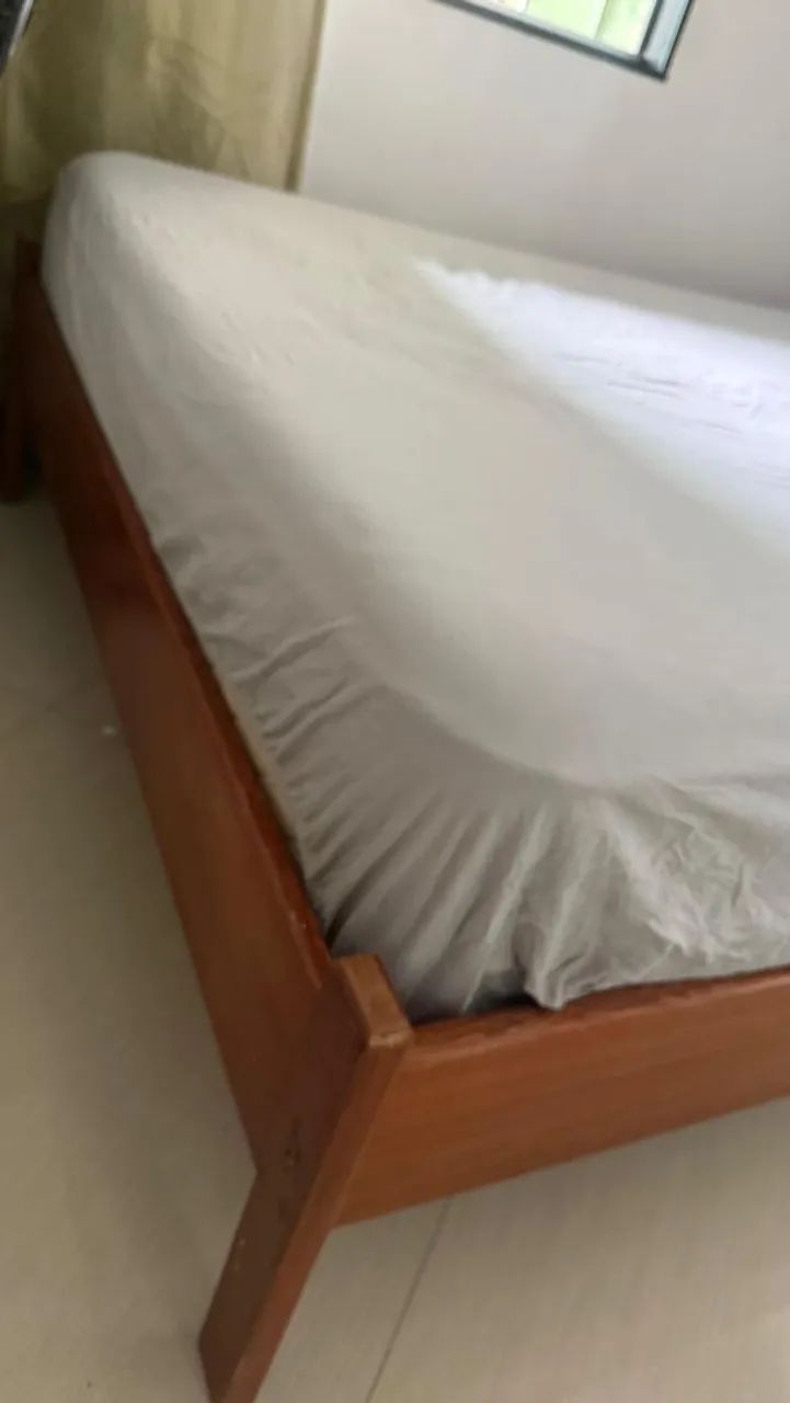 Cama casal king semi nova - Foto 4