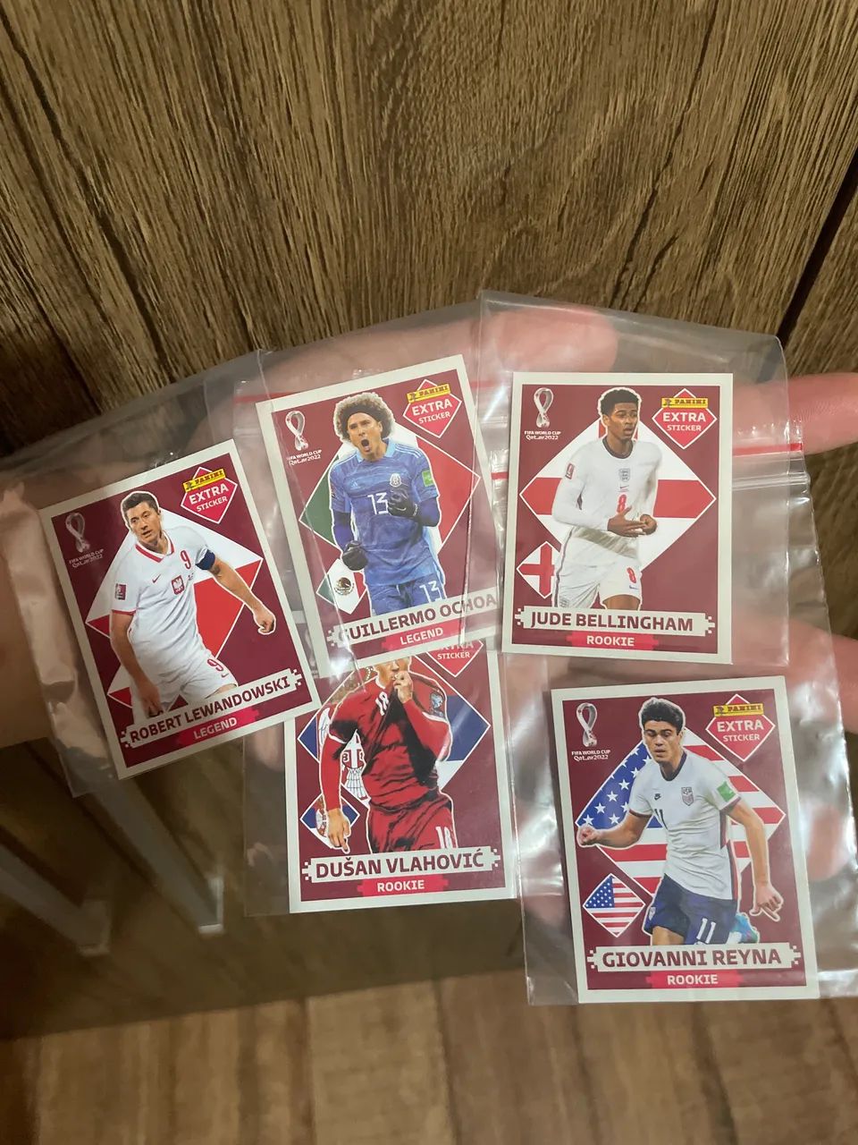 Kit 7 Figurinha Legend Copa Do Mundo 2022 Original  - Foto 2