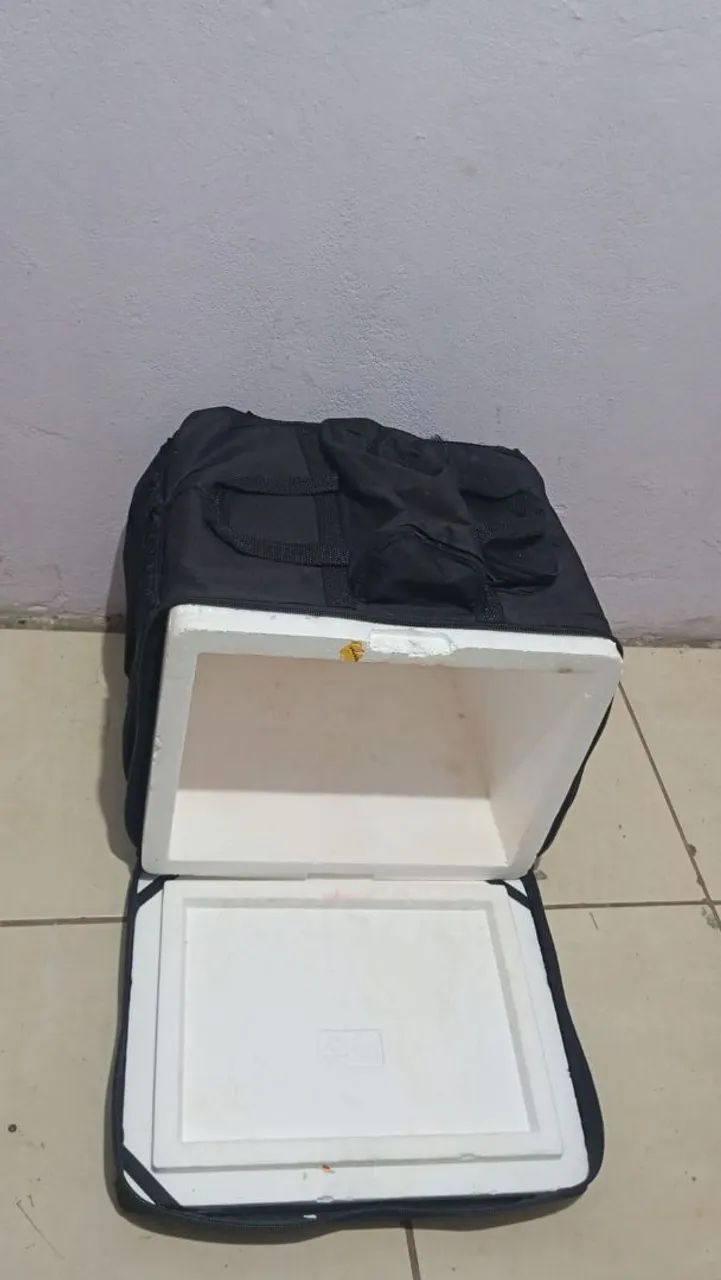 Bag motoboy reforçada delivery 45l  - Foto 4