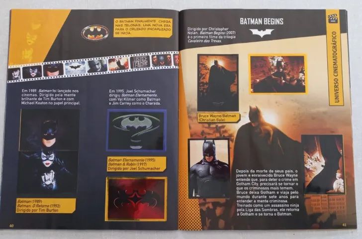 Batman - 80 anos - álbum de figurinhas COMPLETO. Capa cartão.  - Foto 4