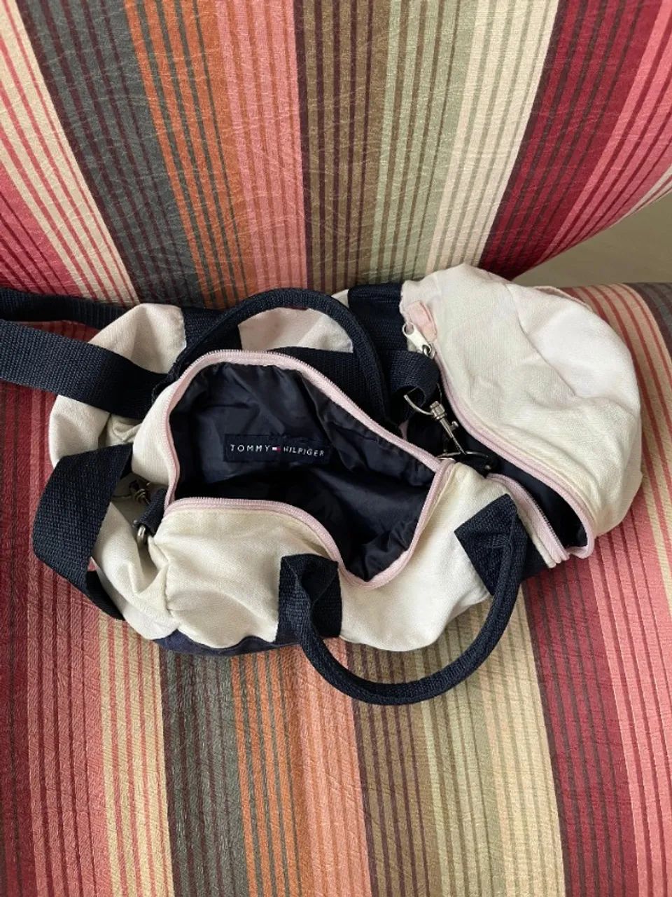Bolsa mala Tommy Hilfiger original Rosa Claro - Foto 4