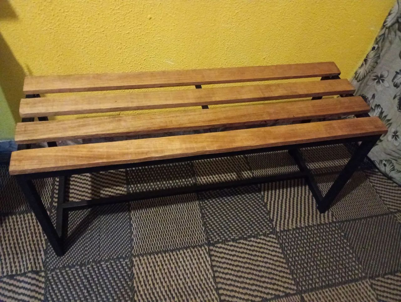 Banco de ferro 100cm / Novo  - Foto 5