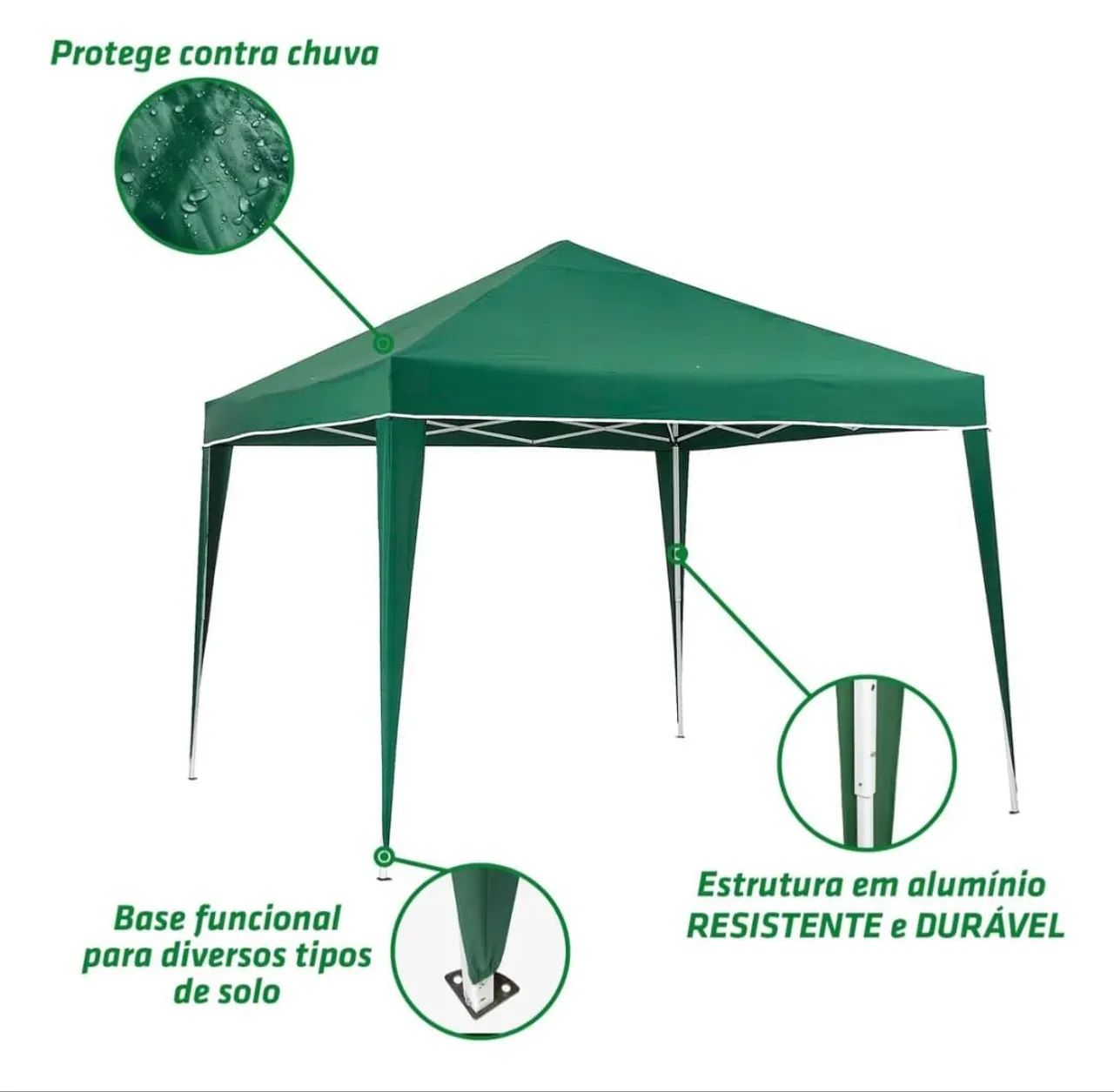 TENDA GAZEBO ARTICULADA NOVA  - Foto 3