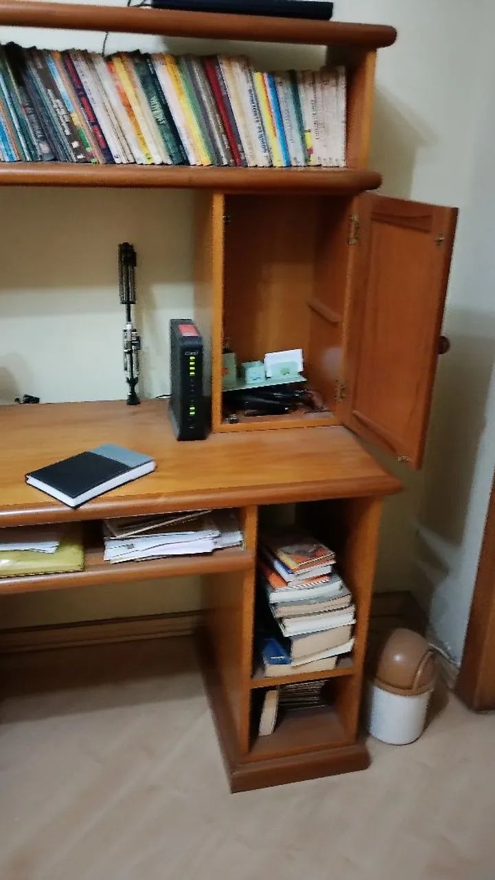 Escrivaninha clássica com gavetas - Foto 5