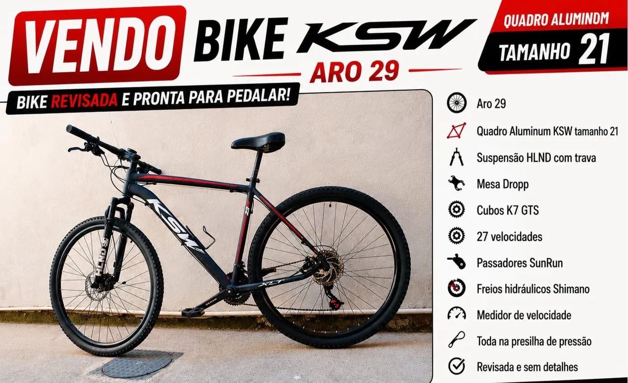 Vendo bike ksw  