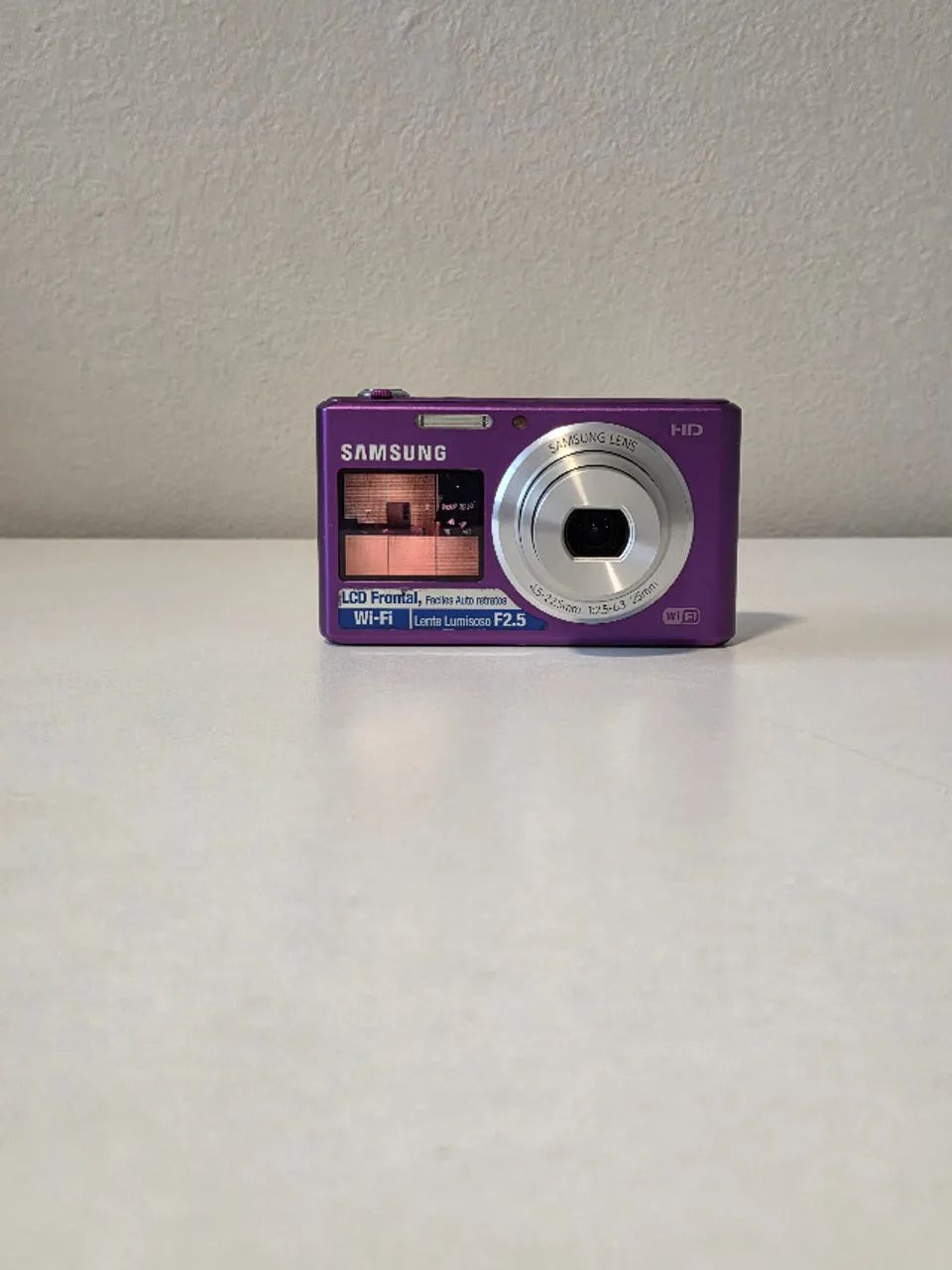 Câmera Samsung DV150F Roxa - Foto 4