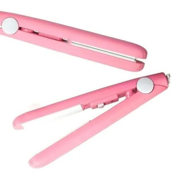 chapinha cabelo prancha mini de viagem - Foto 3