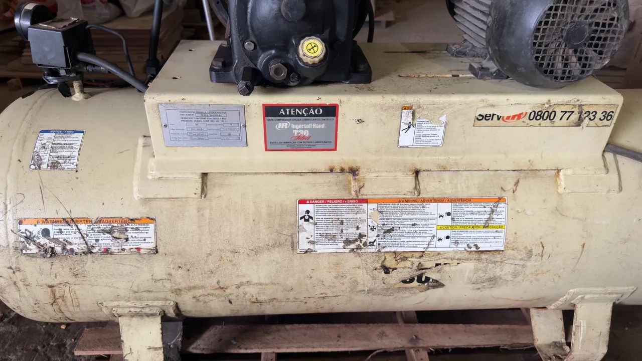 COMPRESSOR DE AR 250 LITROS - 5 HP DE POTÊNCIA E ALTO DESEMPENHO! - Foto 4