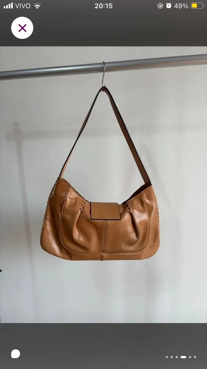 bolsa couro legitimo andarella - Foto 4