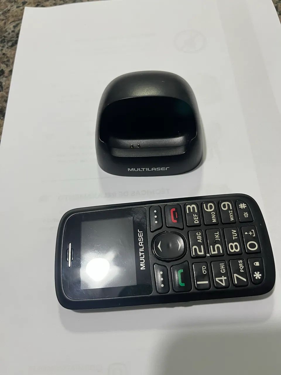 Celular Multilaser com Base Recarregavel - Foto 4