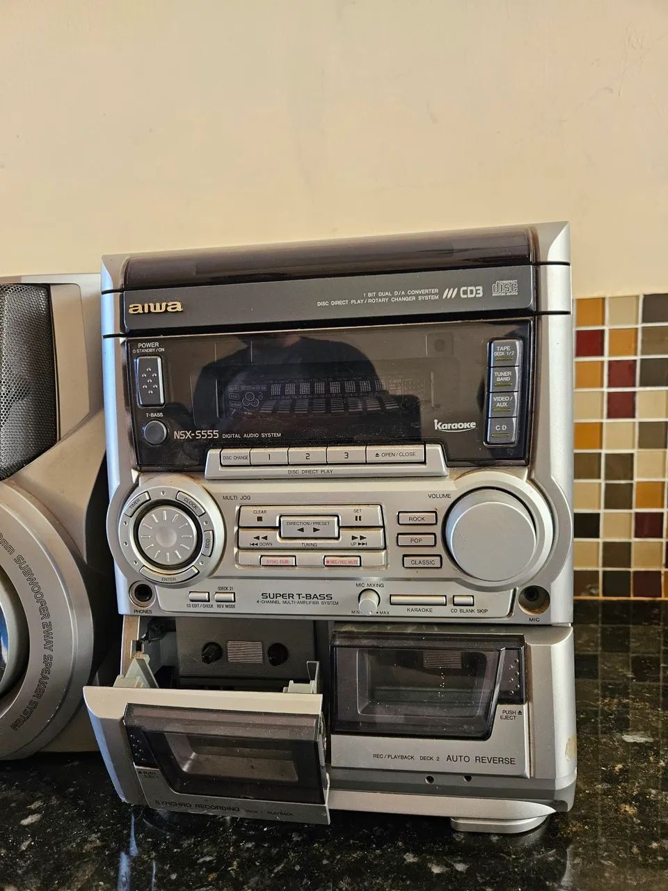 Som Aiwa NSX-S555 Completo + Caixas | Vintage Potente