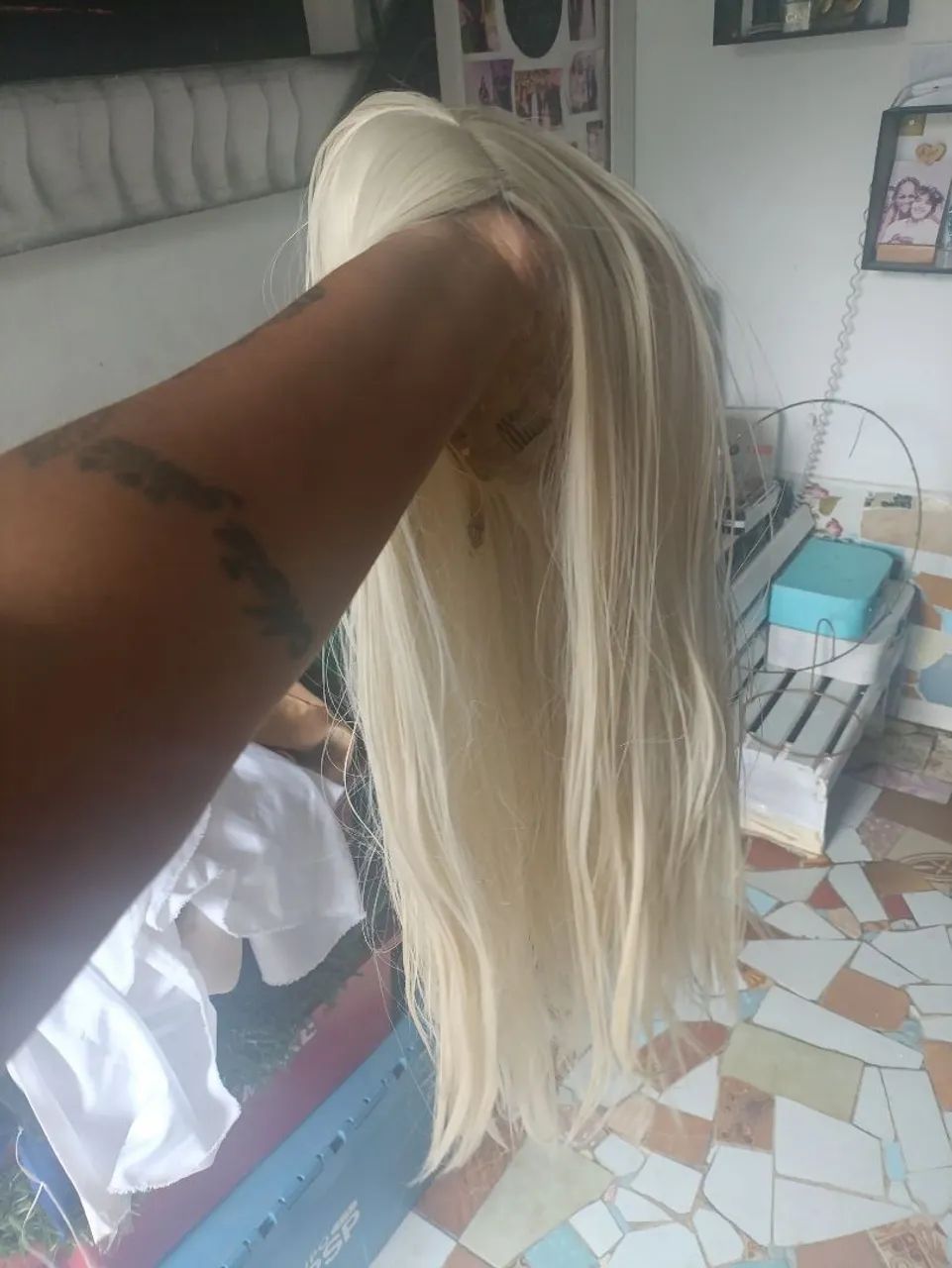 CABELO SINTÉTICO LISO NUNCA USADA  - Foto 2