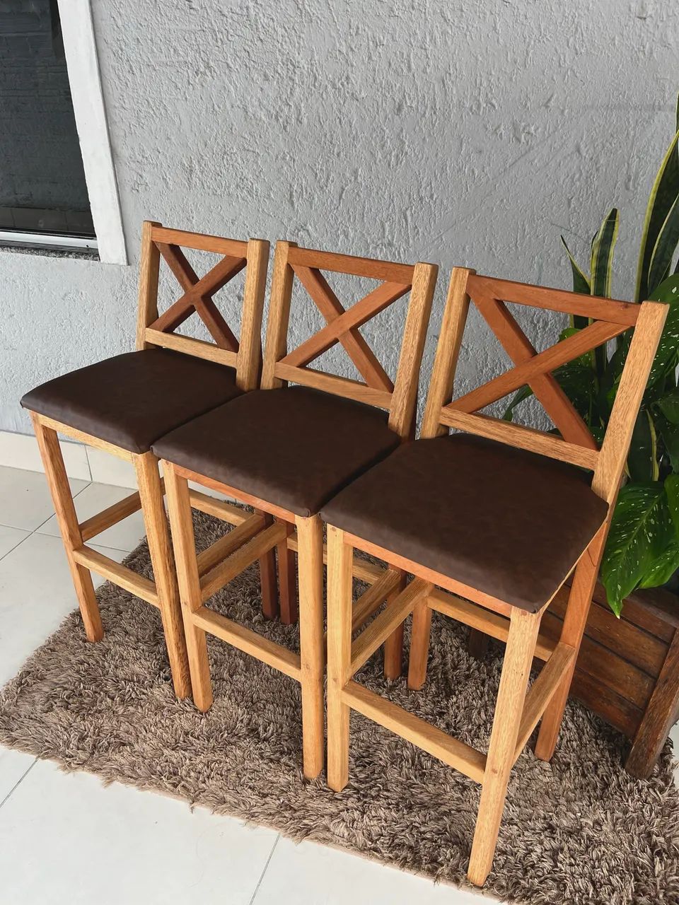 Banquetas estofadas