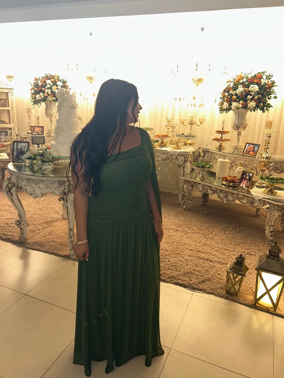 Vestido verde oliva  - Foto 3