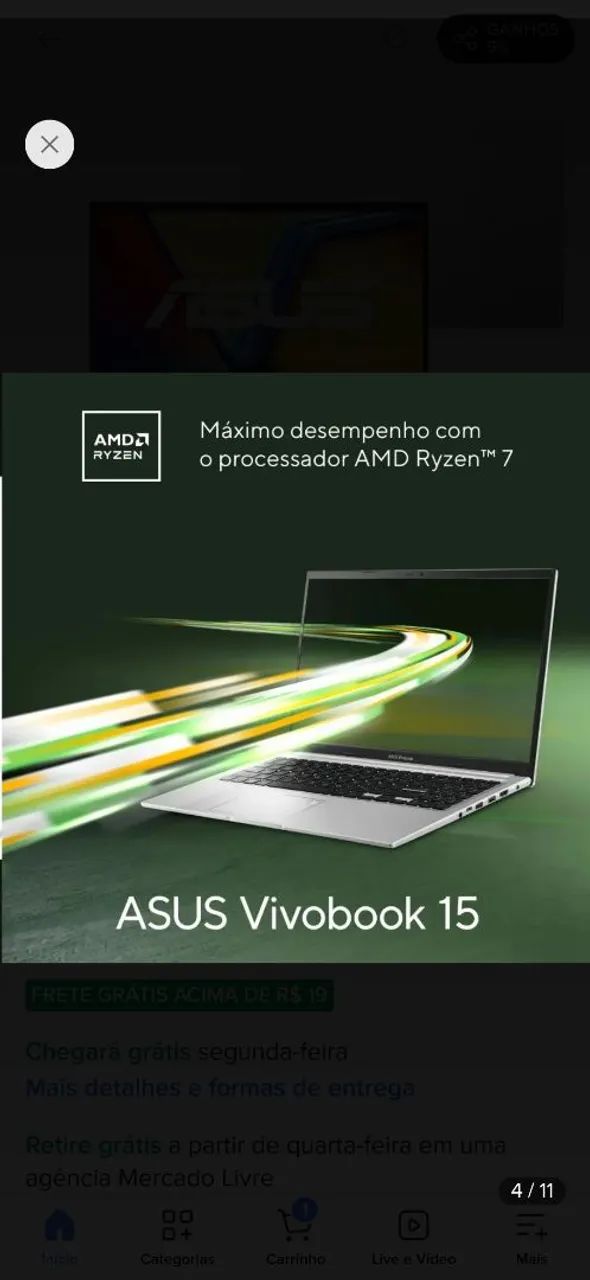 Notebook apenas 6 meses de uso, sem marcas de uso - Foto 4