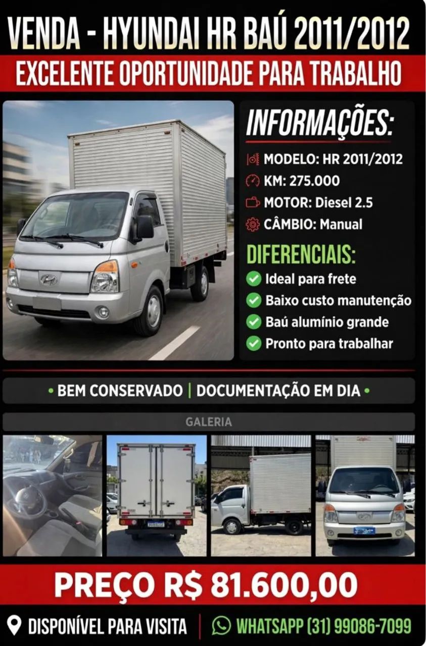 Hyundai Hr HR 2.5 TCI Diesel (RS/RD) 2012