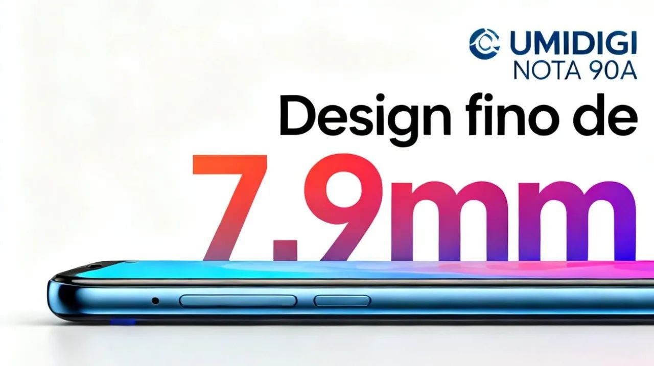 UMIDIGI NOTA 90A - CELULAR COMPACTO COM CARGA RÁPIDA - Foto 2