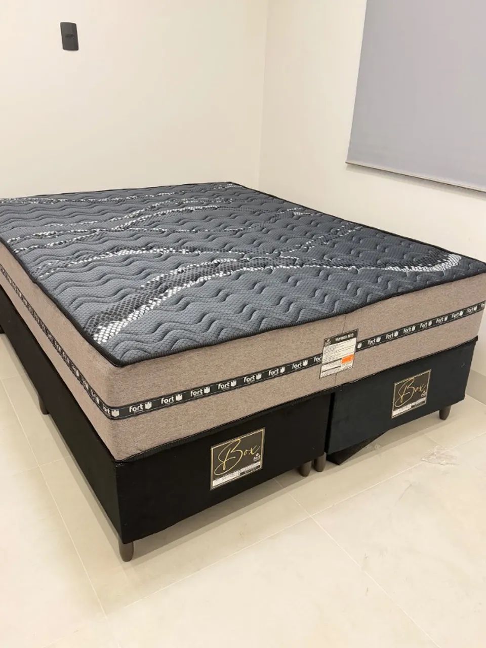 Conjunto Cama Box Queen Base E Colchão Completo (SUPER PROMOÇÃO) - Foto 3
