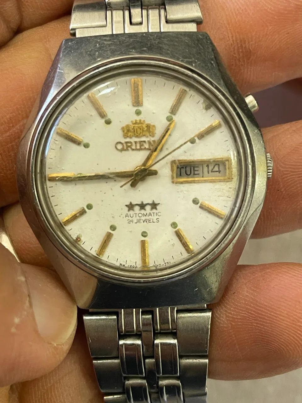 Relógio orient automático antigo calibre 41 - Foto 2