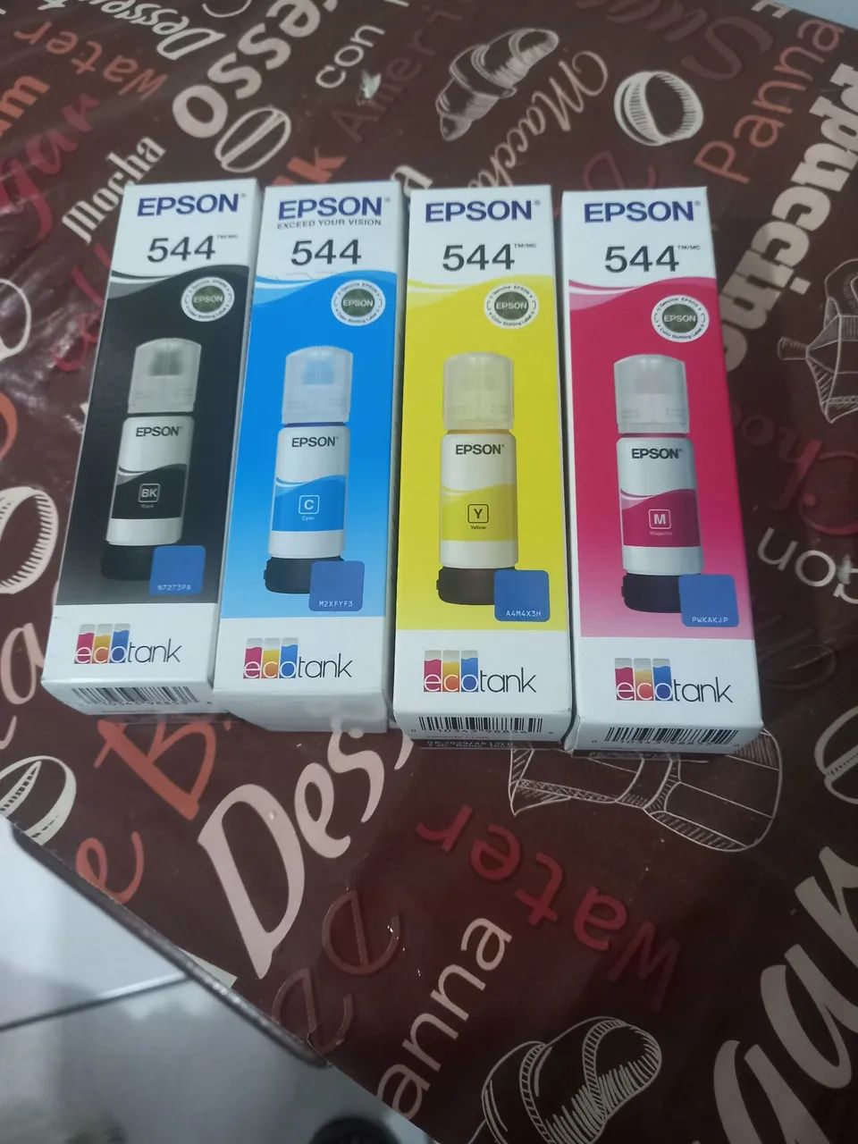 TINTA PARA IMPRESSORA EPSON 544  ORIGINAL 