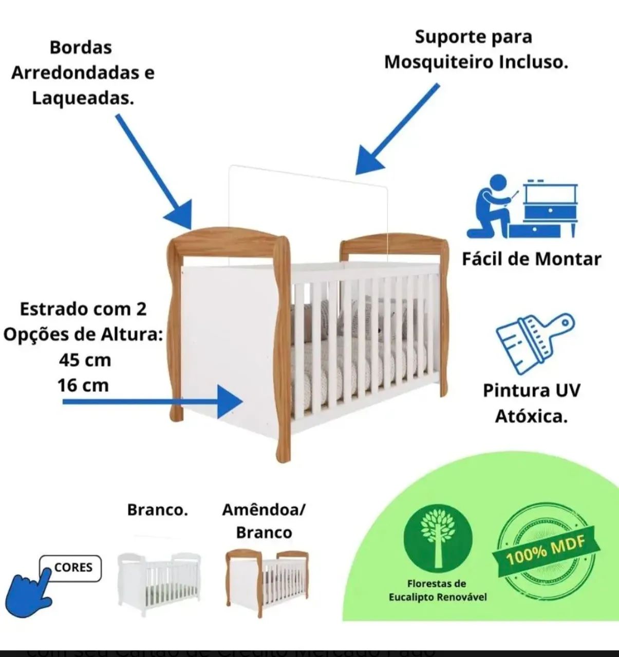 Berço que vira caminha - Foto 4