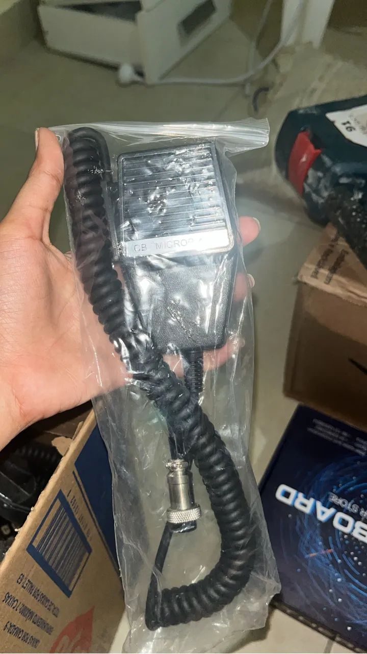 Microfone PTT para Rádio PX - Foto 2