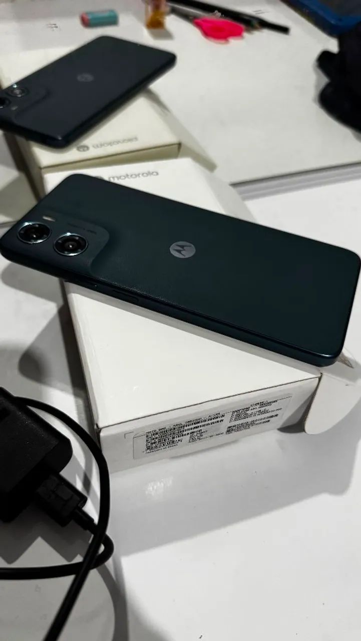 CELULAR MOTO G 06 COMPLETO, ZERADO - Foto 5
