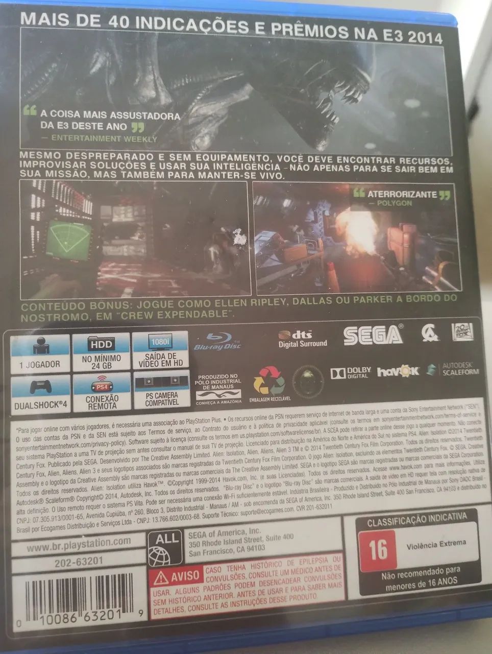 Aliien  isolation ps4 - Foto 2