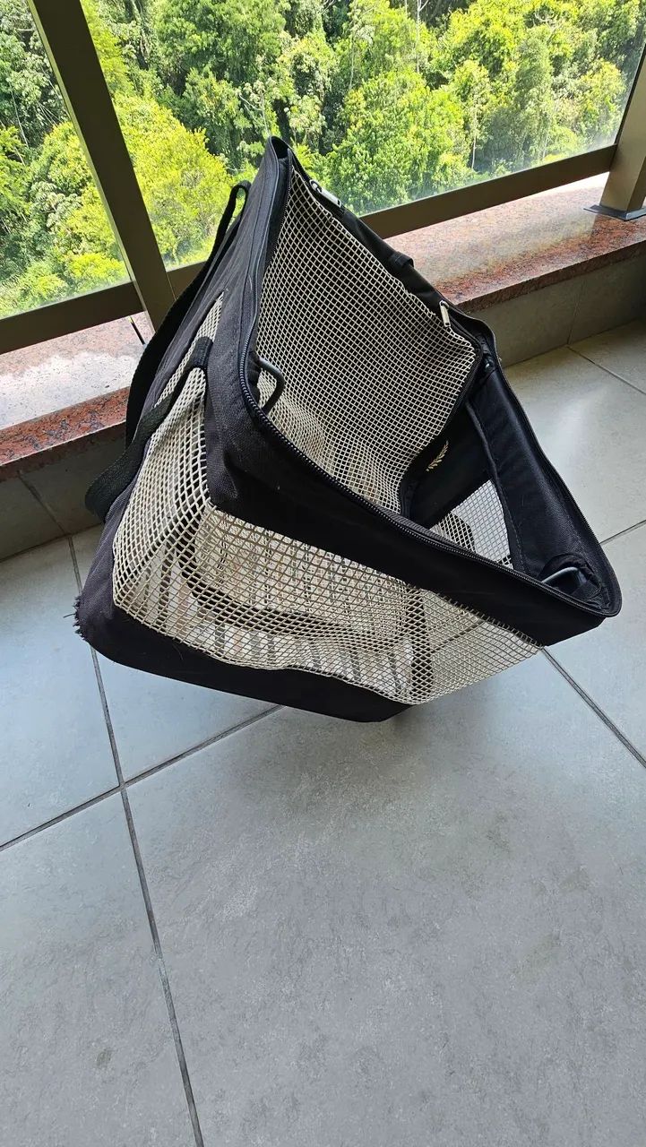 Bolsa de Transporte São Pet Aereal Nt, cães e gatos - Foto 3