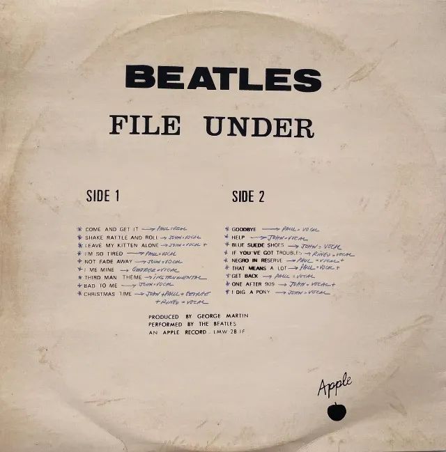 LP The Beatles - File Under (1983) - Vinil Importado USA - Foto 2