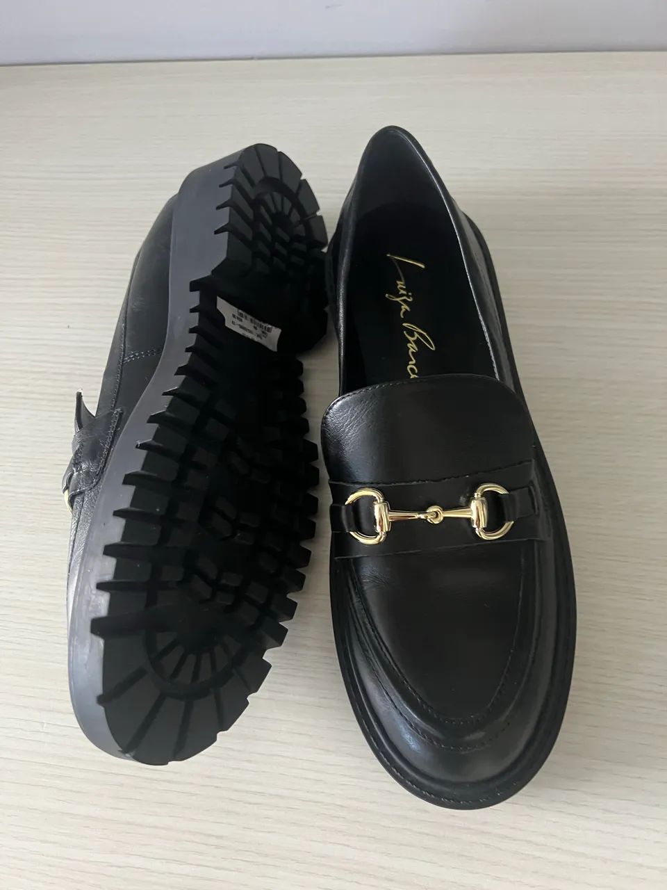Mocassim preto Luiza Barcelos - Foto 2