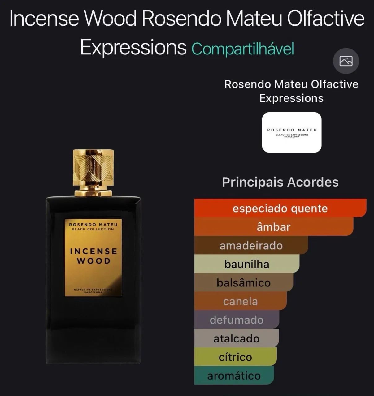 Perfume incense wood de rosendo mateu  - Foto 3