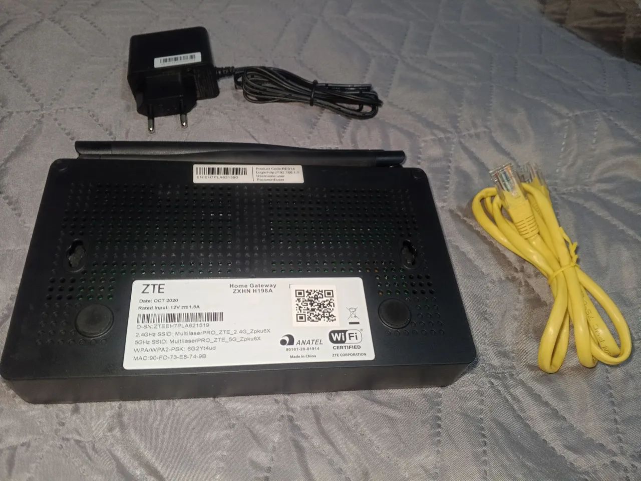 Roteador ZTE ZXHN H198A Seminovo aceito propostas - Foto 4