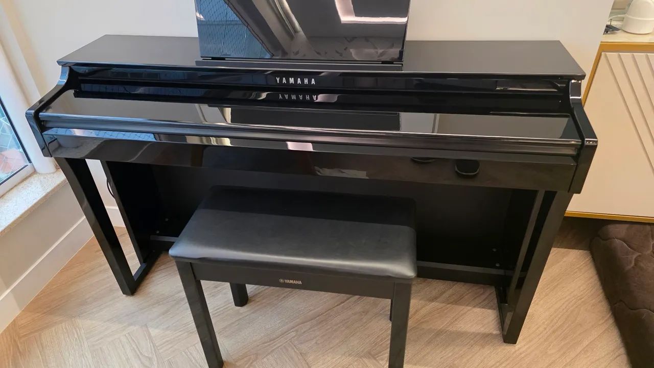 Clavinova Yamaha Clp 625 Pe Polished Ebony Piano Digital