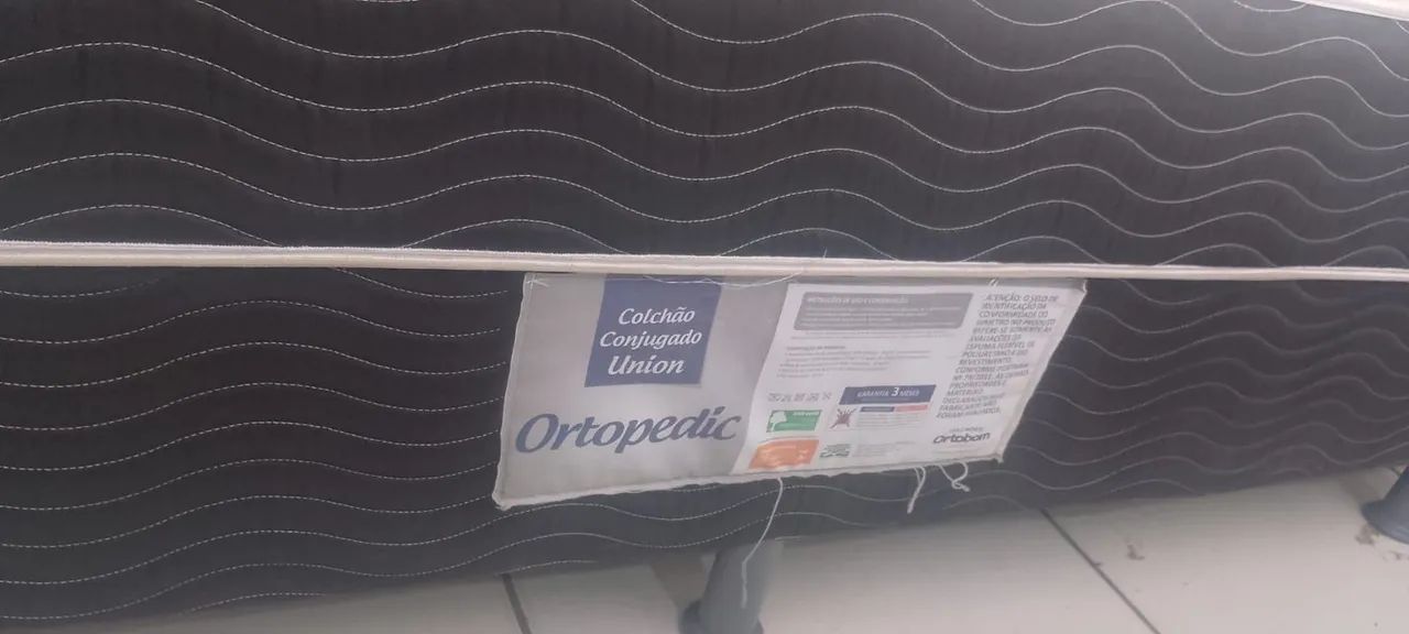 Cama Solteiro Usada Higienizada - Espuma (ENTREGA GRÁTIS) - Foto 2
