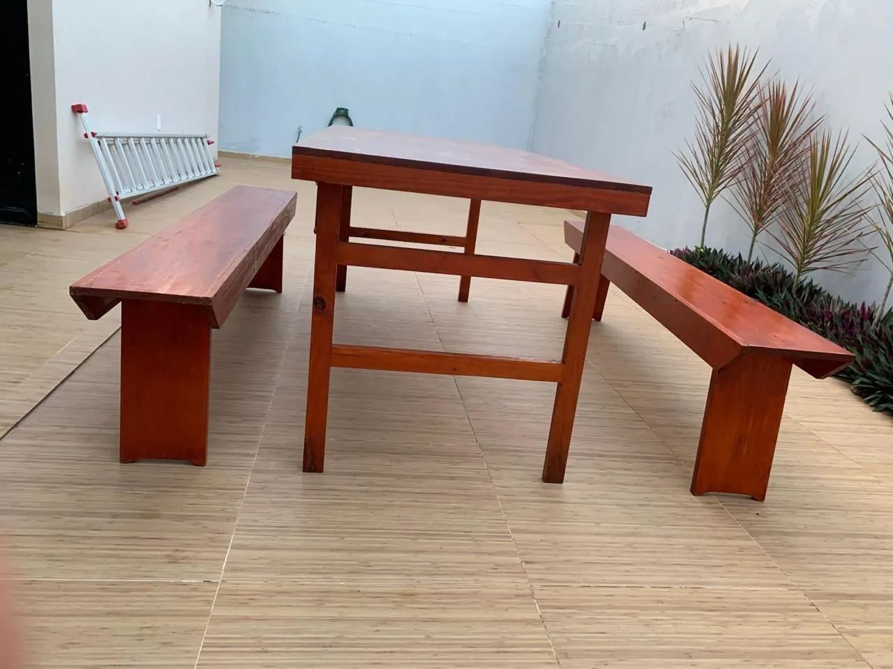 Mesa Tramontina de madeira - Foto 2