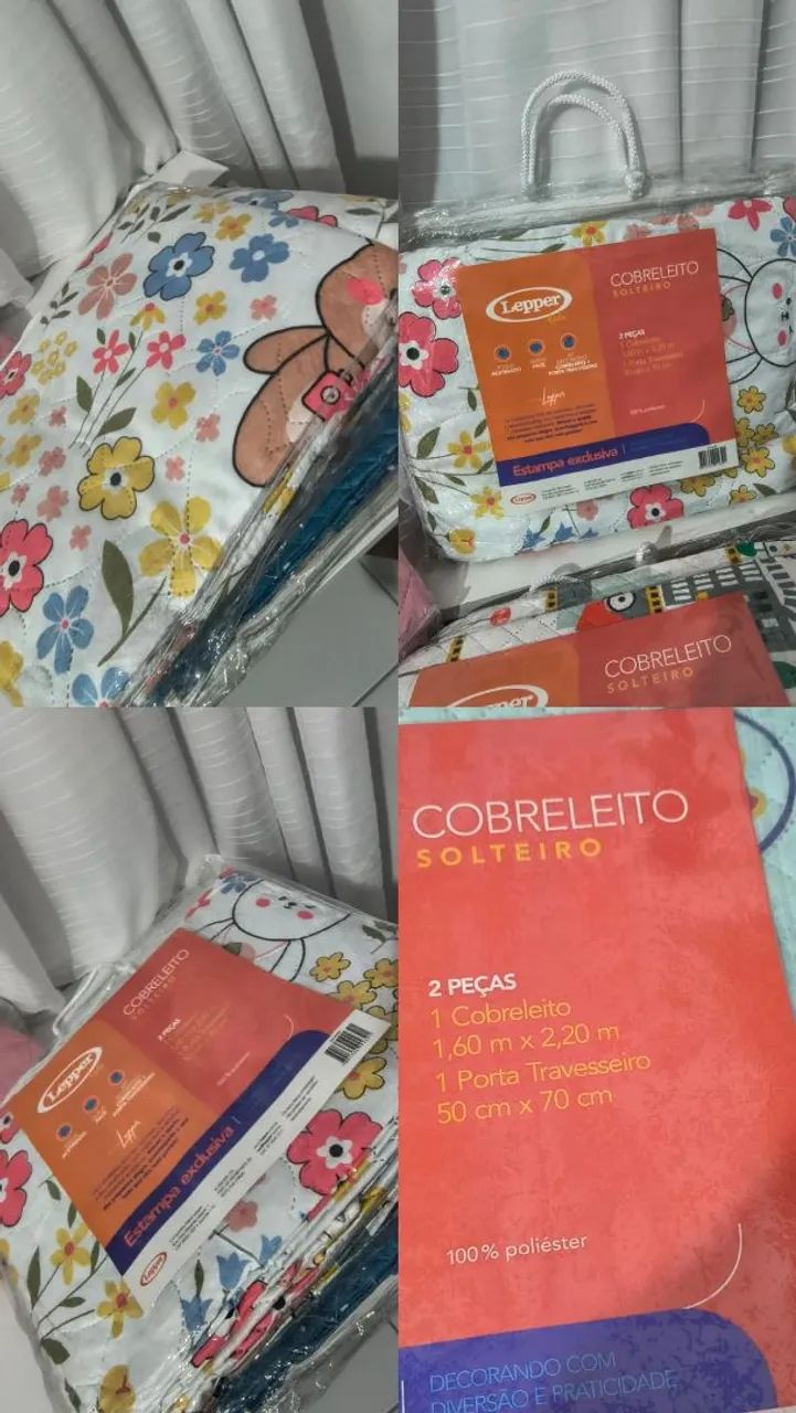 Kit colcha bouti dupla face ( 2 pecas ) - Foto 3