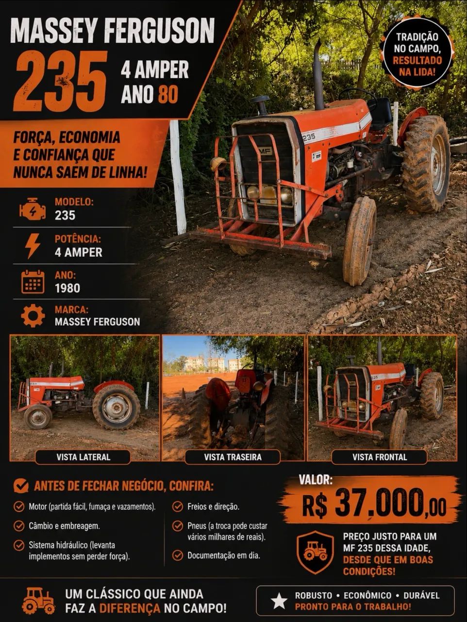 Vendo trator 