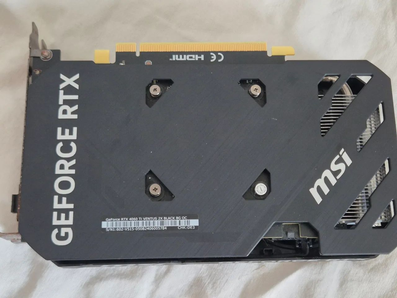 MSI RTX 4060 TI VENTUS 2X 8GB OC - Foto 3