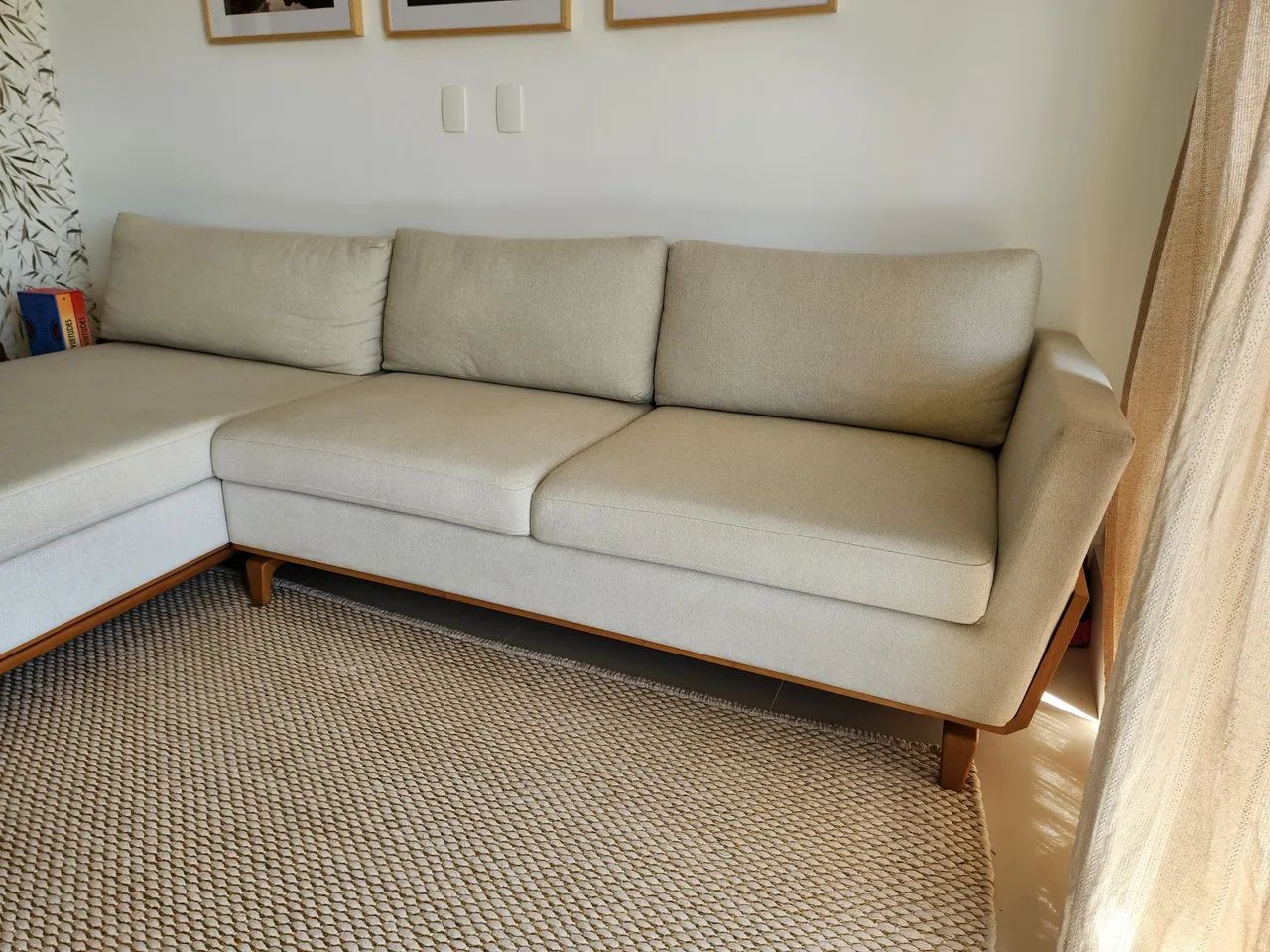 Sofá itambé com chaise esquerda. Perfeito estado e lindo!!  - Foto 3